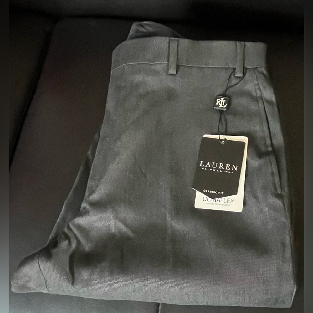 Ralph Lauren Charcoal Gray Dress Pants Classic Fit